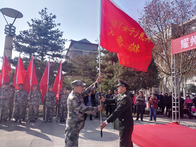 照金纪念馆6名讲解员加入照金镇女子民兵应急排